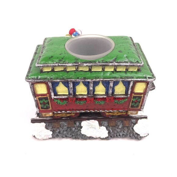 Vintage Holiday Time Christmas Train Candle Holder 3-Piece Set Total Length 17” - Picture 13 of 14
